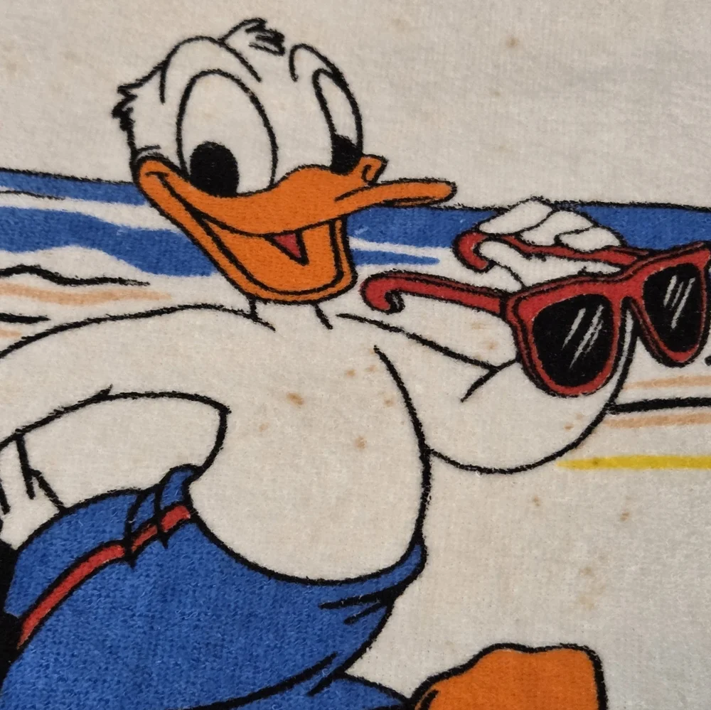(5/$25) Vintage Disney Florida Mickey Mouse Goofy Donald Duck Disneyworld Towel